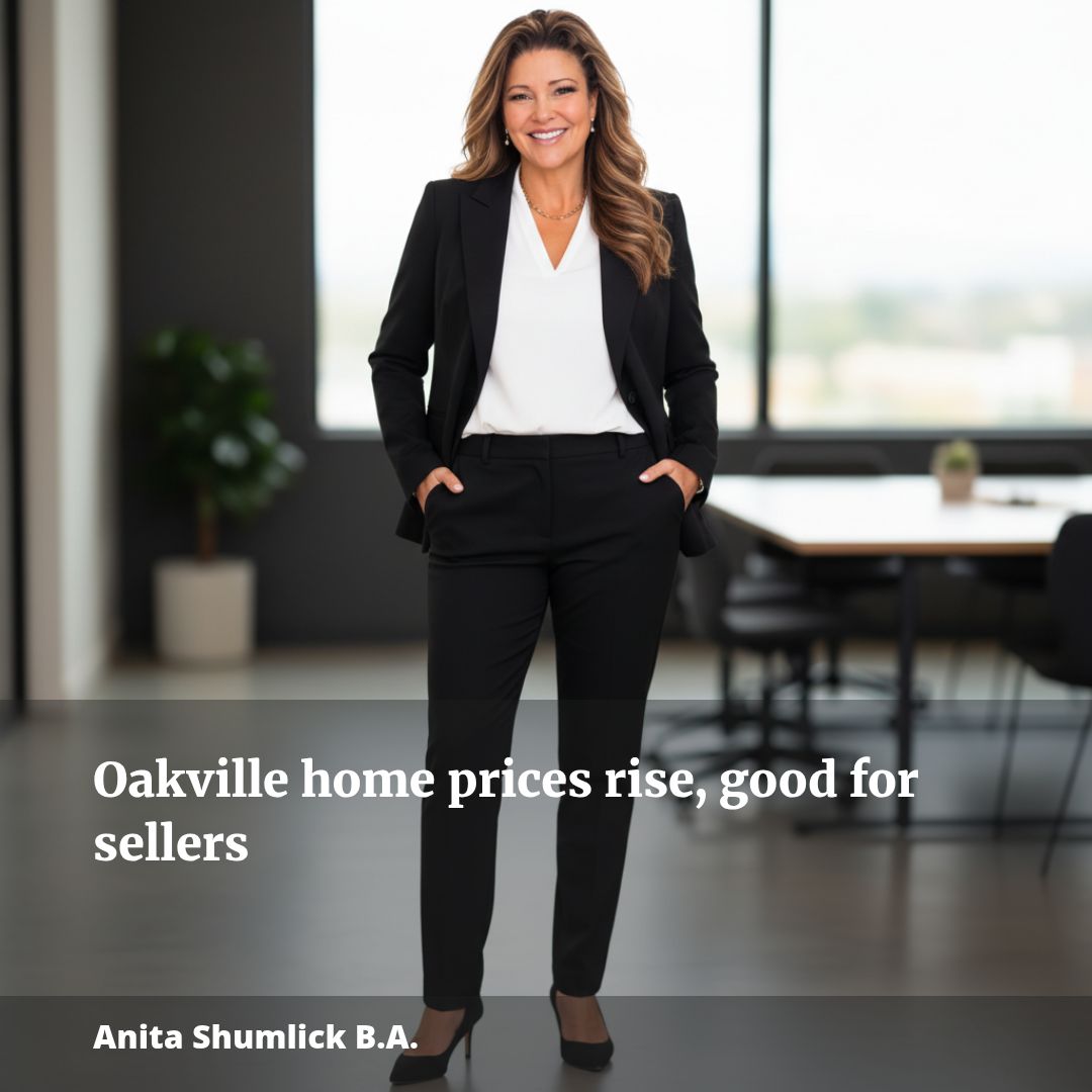 Oakville Home Prices Edge Up: Good News for Sellers